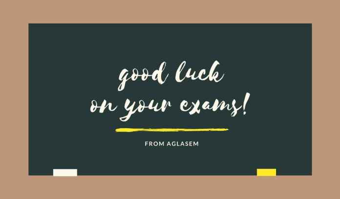 Best wishes for exam